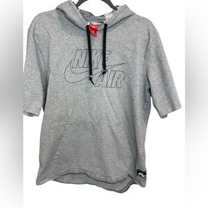 Nike Mens Logo Sweatshirt,Carbon Heather,Size large